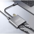 ADAPTER HUB Przejściówka USB- C 4W1 2x HDMI 4K USB 3.0 Zenwire BYL-2309
