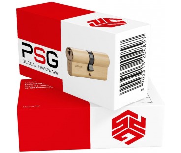 Wkładka PSG 63.63535.MM bębenkowa mosiężna 35/35, kolor mosiądz