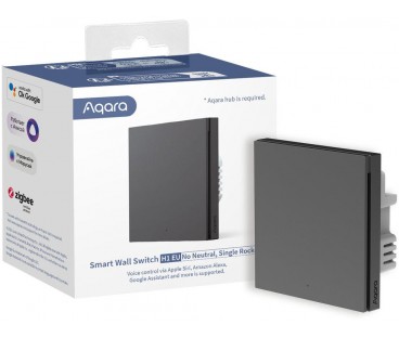 Aqara Smart Wall Switch H1 Szary pojedynczy bez neutrala