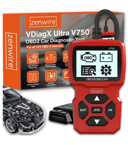 Interfejs Skaner Diagnostyczny OBD2 CAN BMW Zenwire V750