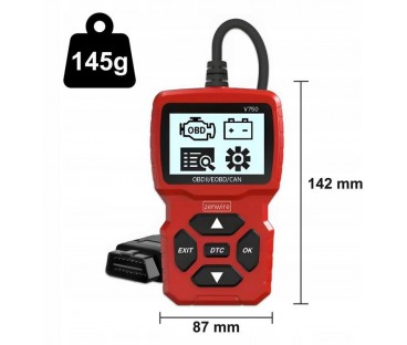 Interfejs Skaner Diagnostyczny OBD2 CAN BMW Zenwire V750