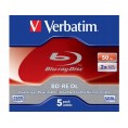 Płyty Blu-Ray Verbatim BD-RE DL SERL 50GB (5szt.)