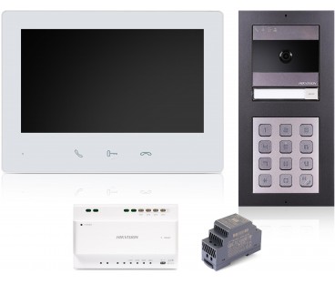 WIDEODOMOFON HIKVISION DS-KIS704EY-AFW2/Aluminium