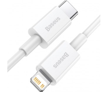KABEL USB-C / Lightning iPhone Baseus Superior CATLYS-A02 1m 20W PD Quick Charging BIAŁY PREMIUM
