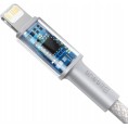 KABEL USB-C / Lightning iPhone Baseus Cafule CATLGD-02 1m 20W PD Quick Charging BIAŁY W OPLOCIE