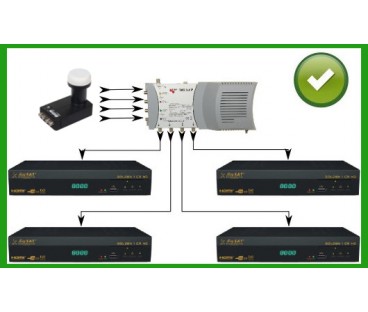 KONWERTER INVERTO QUATTRO BLACK ULTRA IDLT-QTL412-ULTRA-OPN