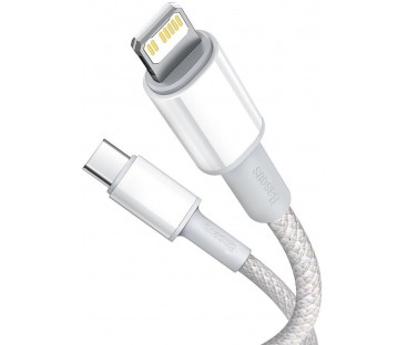KABEL USB-C / Lightning iPhone Baseus Cafule CATLGD-02 1m 20W PD Quick Charging BIAŁY W OPLOCIE