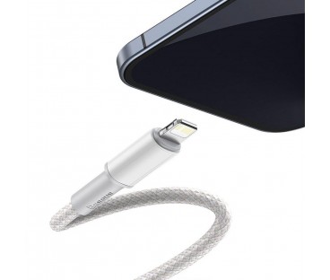 KABEL USB-C / Lightning iPhone Baseus Cafule CATLGD-02 1m 20W PD Quick Charging BIAŁY W OPLOCIE