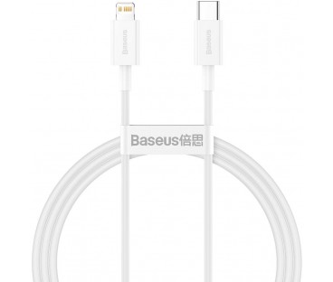 KABEL USB-C / Lightning iPhone Baseus Superior CATLYS-A02 1m 20W PD Quick Charging BIAŁY PREMIUM