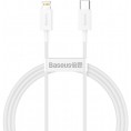 KABEL USB-C / Lightning iPhone Baseus Superior CATLYS-A02 1m 20W PD Quick Charging BIAŁY PREMIUM