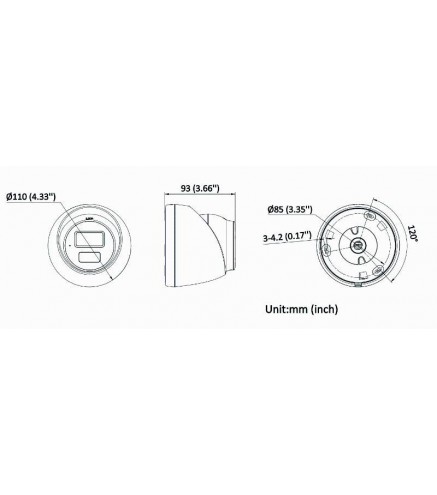 KAMERA IP HIKVISION DS-2CD1383G2-LIUF 2.8mm PL