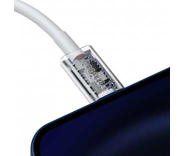 KABEL USB-C / Lightning iPhone Baseus Superior CATLYS-A02 1m 20W PD Quick Charging BIAŁY PREMIUM
