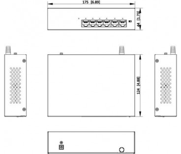 Switch Hikvision DS-XS06-P