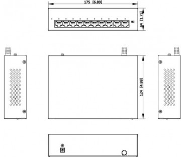 Switch Hikvision DS-XS10-P