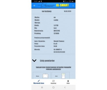 MIERNIK GRUBOŚCI LAKIERU GL-SMART-XL