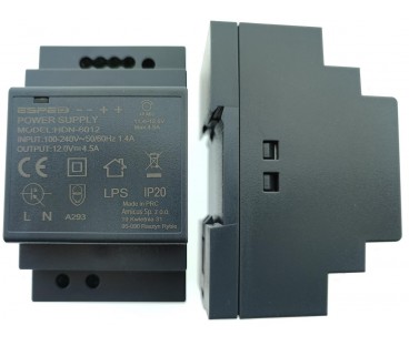 ZASILACZ IMPULSOWY NA SZYNĘ DIN ESPE HDN-6012 12V/54W/4.5A
