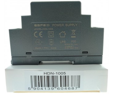 ZASILACZ IMPULSOWY NA SZYNĘ DIN ESPE HDN-1005 5V/10W/2A
