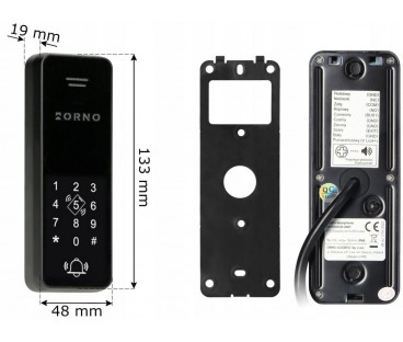 Zestaw domofon ORNO OR-DOM-BA-933/B