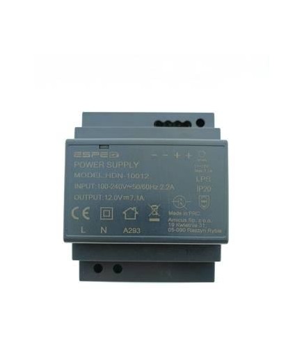 ZASILACZ IMPULSOWY NA SZYNĘ DIN ESPE HDN-10012 12V/85W/7.1A