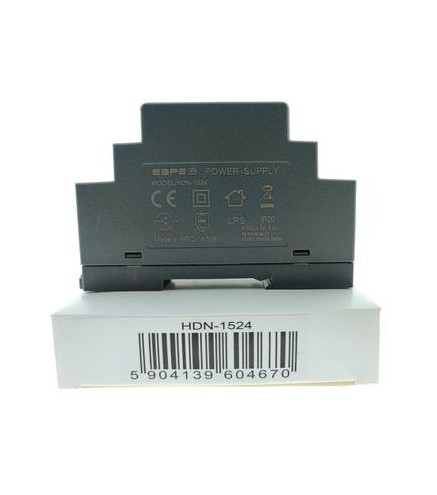 ZASILACZ IMPULSOWY NA SZYNĘ DIN ESPE HDN-1524 24V/15W/0.63A