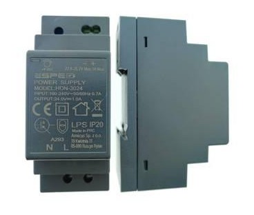 ZASILACZ IMPULSOWY NA SZYNĘ DIN ESPE HDN-3024 24V/30W/1A