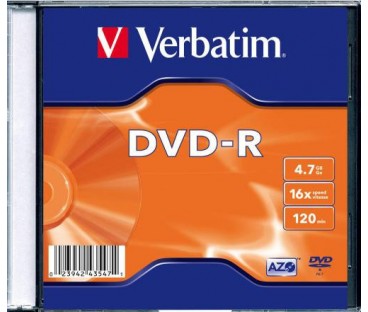 Płyty DVD-R Verbatim AZO Slim (1szt)