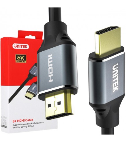Kabel HDMI Unitek C137W 2.1 8K, UHD, 1,5m