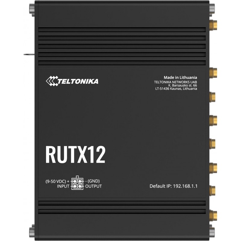 Teltonika RUTX12 router przemysłowy 4G / LTE (RUTX12200000)