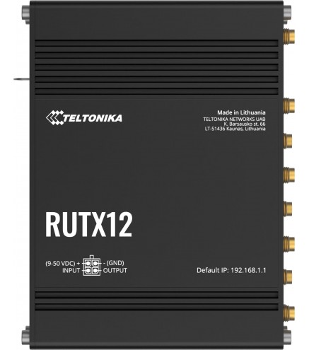 Teltonika RUTX12 router przemysłowy 4G / LTE (RUTX12200000)
