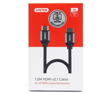 Kabel HDMI Unitek C137W 2.1 8K, UHD, 1,5m
