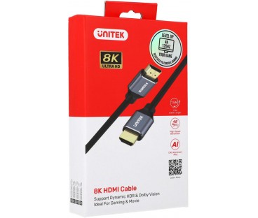Kabel HDMI Unitek C137W 2.1 8K, UHD, 1,5m