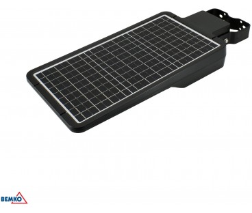 SOLARNA OPRAWA ULICZNA LED SOLGER 40W 6000LM 3000/4000/6000K IP65 CZARNA CZ. PIR