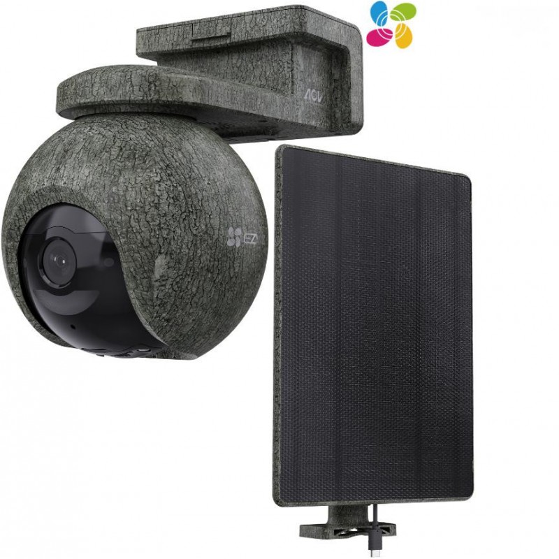 Kamera IP Ezviz EB8 PRO 4G Ranger Kit 8MP z panelem słonecznym 8W 4G Wi-Fi moro