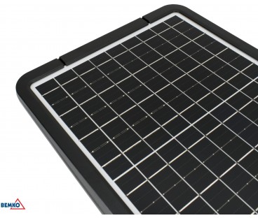 SOLARNA OPRAWA ULICZNA LED SOLGER 40W 6000LM 3000/4000/6000K IP65 CZARNA CZ. PIR