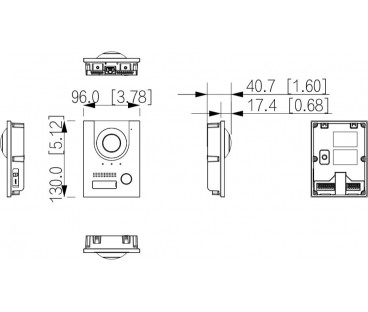 Stacja bramowa Dahua VTO2202F-P-S3