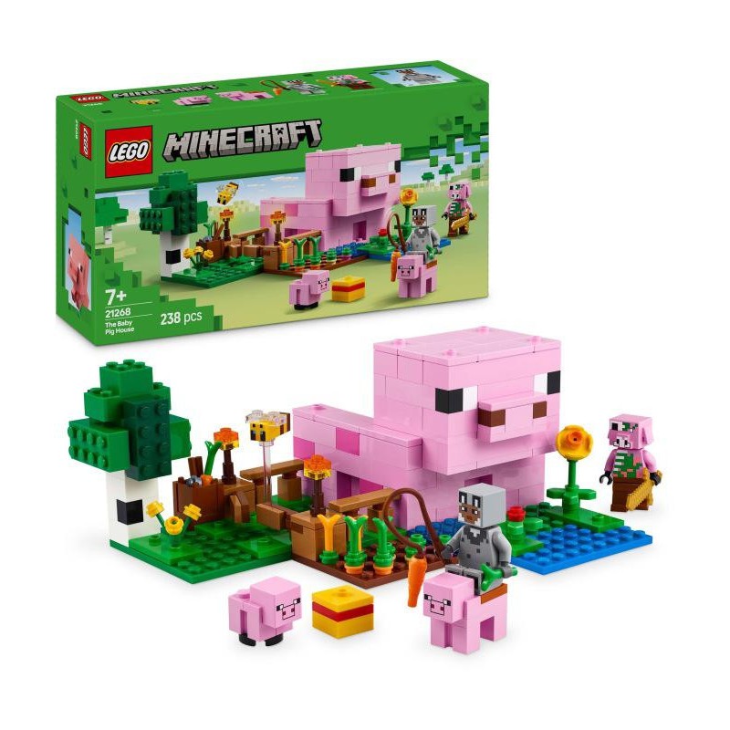 Klocki LEGO Minecraft 21268 - Dom prosiaczka