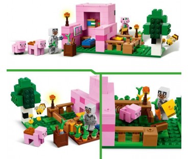 Klocki LEGO Minecraft 21268 - Dom prosiaczka