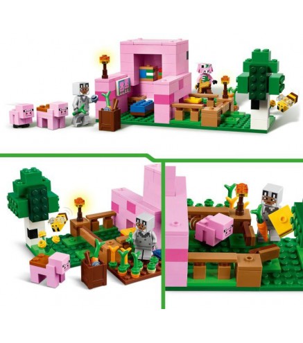 Klocki LEGO Minecraft 21268 - Dom prosiaczka