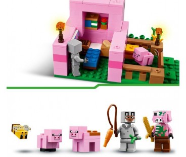 Klocki LEGO Minecraft 21268 - Dom prosiaczka