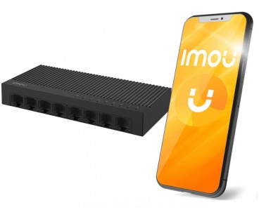 Switch Imou 8-portowy SF108C plastikowa obudowa 100Mbps