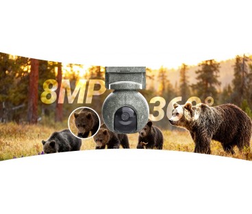 Kamera IP Ezviz EB8 PRO 4G Ranger Kit 8MP z panelem słonecznym 8W 4G Wi-Fi moro