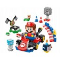 Klocki LEGO Super Mario 72043 - Mario Kart: Interaktywna figurka LEGO Mario i Standard Kart