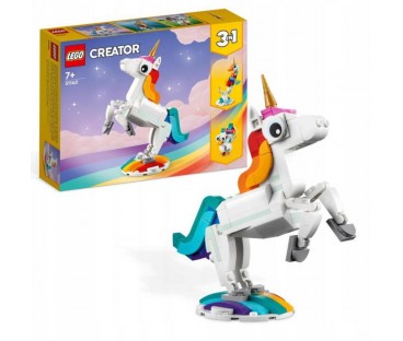 Klocki LEGO Creator 3w1 31140 - Magiczny jednorożec