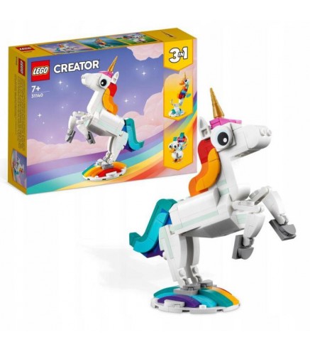 Klocki LEGO Creator 3w1 31140 - Magiczny jednorożec