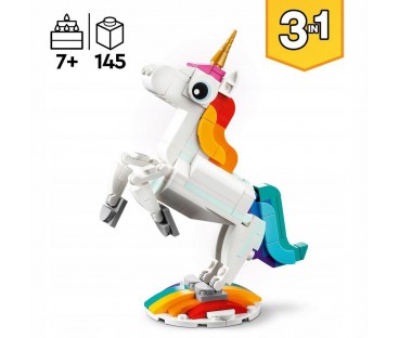 Klocki LEGO Creator 3w1 31140 - Magiczny jednorożec