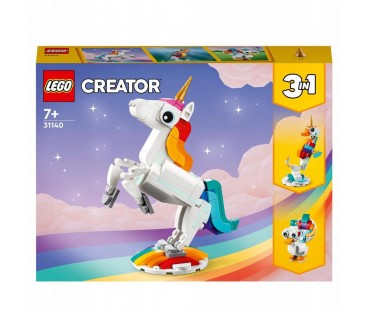 Klocki LEGO Creator 3w1 31140 - Magiczny jednorożec