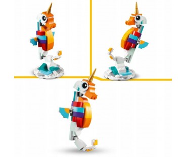Klocki LEGO Creator 3w1 31140 - Magiczny jednorożec