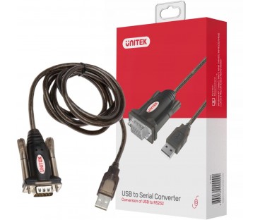 Adapter Unitek Y-105 przejściówka USB na RS-232