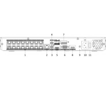 Rejestrator IP Hikvision DS-7616NXI-K2/16P/VPro