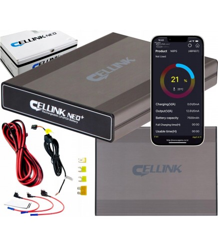 Powerbank do KAMER SAMOCHODOWYCH Cellink NEO8+S